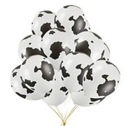 30Pcs 11'' Funny Cow Print Latex Balloons Perfect for Children's Birthday Party Supplies Decoration