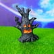 thumbnail image 3 of Árbol de Halloween en liquidación, decoración fantasma de Halloween, adorno de resina pintado a mano con espeluznantes ojos rojos y brazos de rama, perfecto para divertirse en las fiestas,, 3 of 5