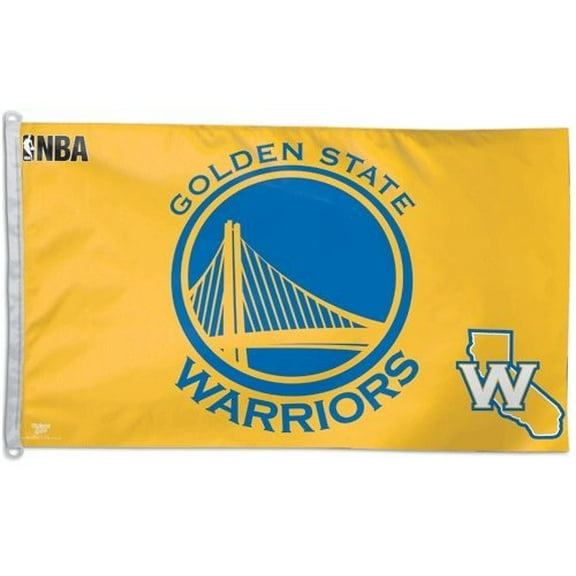 NBA Golden State Warriors WCR41814014 Team Flag, 3' x 5'