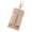 Khaki, variant on Leather Pen Clip Organiser Double Slot Pen Holder with Removable Keychain For Notebooks Backpacks Travel Essential