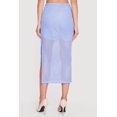 thumbnail image 4 of Women's Side Slit Crochet Overlay Midi Skirt, 4 of 4