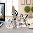 thumbnail image 4 of Bird Silhouette and Clouds Acrylic Pencil Pen Holder Cup 4 Compartments Desktop Organiser 7.87"x2.78"x3.54", 4 of 7