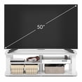 thumbnail image 4 of Furinno NELLY 3-Tier TV Center Soft Edges for TV up to 50" White, 4 of 5