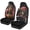 Funny Dachshund Driving, variant on Garronmavis Front Car Seat Cover Thin Car Seat Cover 2 Pack Elastic Breathable Interior Accessories fit for Most of SUV,Sedan,Trucks Black Cat Driving