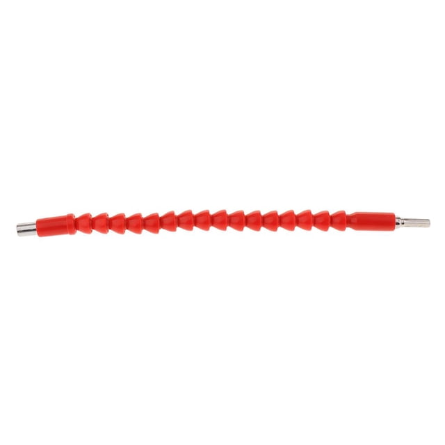 Extensión flexible Destornillador Soporte para puntas Extensión Tornillo de eje hexagonal Taladro eléctrico Punta de Adaptador flexible con a 295mm rojo DYNWAVEMX TORNILLO TITULAR