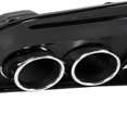 thumbnail image 4 of Coche De Para C43 Look Difusor Anggrek Sliver Chrome Quad Puntas De Escape Para Mercedes Benz Clase C W205 S205 AMG Line 2015-2020, 4 of 8