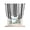 Black, White, Gray, variant on Sage Green Striped Tie Up Curtains for Kitchen Windows,Adjustable Rod Pocket Valance 54 Inch Long, Modern Farmhouse Geometric Thine Stripes Window Treatment Balloon Roman Blind Shade, 42" x 54"