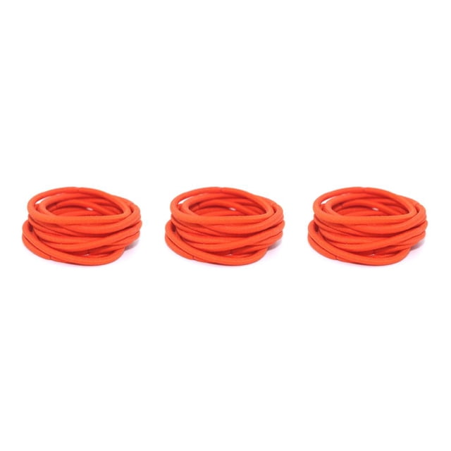 Qarigey 10 piezas de bandas para el cabello elásticas con moño decorativo protector de cola de caballo titular sin costuras Scrunchies Type1 NO1