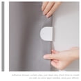 thumbnail image 2 of OULII 8Pcs Shower Curtain Splash Clips White ABS Matte Finish Splash Proof for Bathrooms and Kitchens, 2 of 8