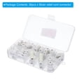 thumbnail image 3 of 36pcs Strain Relief Cord Connector Assortment Cable Bushing Boot Sleeve for Electric Cable Cord Insulation, White, 3 of 5