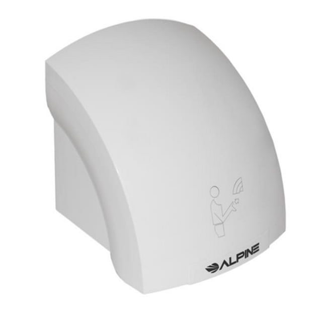 Alpine Industries White 110-Volt/120-Volt Hazel Automatic Electric Hand Dryer