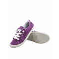 thumbnail image 2 of Comfort-1 Women's All Day Comfort Slip On Round Toe Flat Sneaker Shoes ( Purple, 5.5 ), 2 of 2