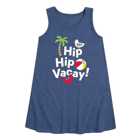 

Hip Hip Vacay - Toddler & Youth Girls A-line Dress