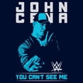thumbnail image 2 of Mens WWE John Cena You Can't See Me Blue Long Sleeve Shirt, 2 of 4