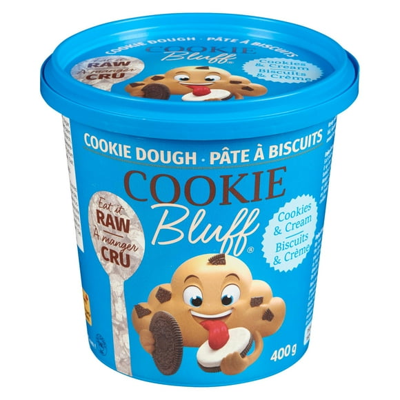 Cookie Bluff Cookies & Cream Cookie Dough, Cookies & Cream