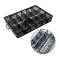 thumbnail image 4 of Caja de herramientas de plástico Sunnimix Contenedor de almacenamiento 18 rejils, 4 of 8
