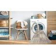 thumbnail image 2 of Ahgly Company Machine Washable Indoor Rectangle Contemporary Tan Brown Area Rugs, 3' x 5', 2 of 7