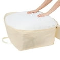 thumbnail image 4 of Unique Bargains Foldable Clothes Storage Bags with Handles Beige 27.5in*19.5*12in, 4 of 7
