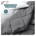 thumbnail image 6 of Duvet Insert Comforter - Full Size - Goose Down Alternative - Ultra-Soft - Premium 1800 Series - All Season Warmth - Bedding Comforter (Full, Grey), 6 of 9
