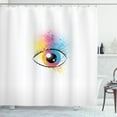 thumbnail image 1 of Ambesonne Eyelash Shower Curtain, Spring Inspired Floral, 69"Wx84"L, Multicolor, 1 of 3