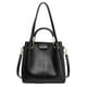 thumbnail image 1 of Bolso de mensajero de moda, bolso de viaje diario de PU, bolso de cubo portátil de un solo hombro, negro, 1 of 5