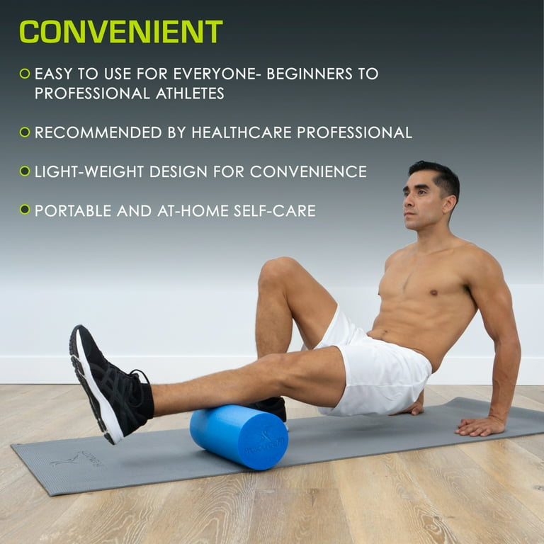 ProsourceFit Flex Foam Rollers Full and Half 36 L or 12 L for Muscle Therapy MFR Core Stabilization and Balance Exercises Walmart