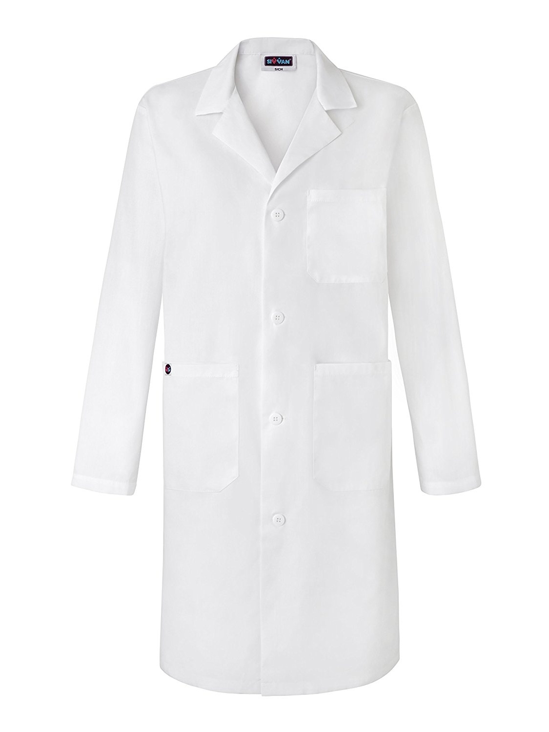 Sivvan Unisex 39 Inch Lab Coat Back Pleated