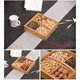 thumbnail image 2 of Caja de aperitivos de bambú con 4 compartimentos, aperitivos de caramelo, fruta de azúcar, fiesta de boda de año nuevo, B Feliz Sencillez, 2 of 5