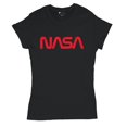 thumbnail image 5 of Vintage NASA Worm Logo T-Shirt Astronaut Space Exploration Emblem Women's Tee, 5 of 7