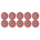 thumbnail image 1 of Juego de 5 Botones de Cierre Broches para Ropa, Bolso, álbum de Recortes - Cuero de PU - Rosado Sunnimix Botones magnéticos, 1 of 8