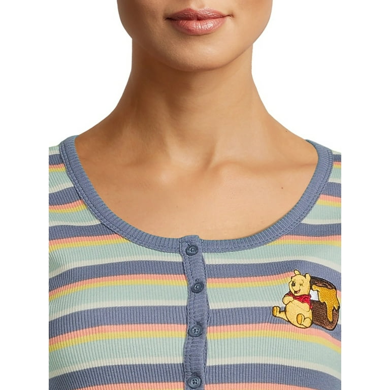 Winnie the Pooh Junior s Cropped Graphic Cardigan with Cap Sleeves Lightweight