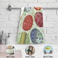 thumbnail image 4 of Easter Flower Eggs Hand Towels 2 PCS, Spring Floral Kitchen Towel Ultra Soft and Highly Absorbent,Decorative Fingertip Face Towel for Bathroom Hotel, 28.3"x14.4", 4 of 4