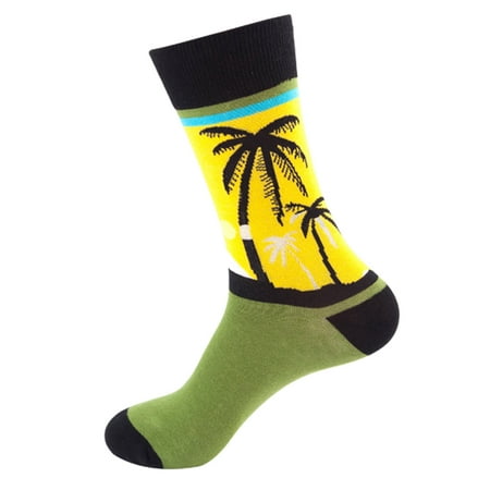

Frehsky knee high socks Women Socks Print Socks Gifts Cotton Long Funny Socks For Women Novelty Funky Cute Socks C