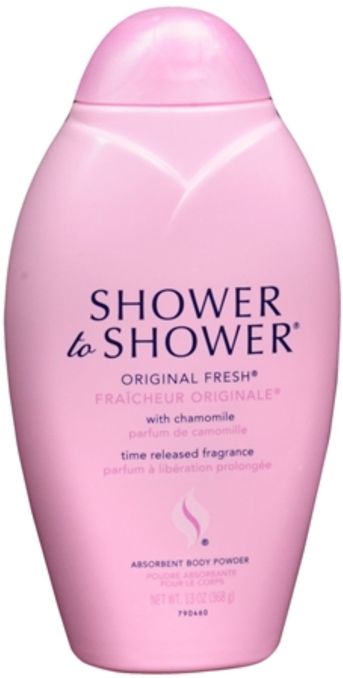 SHOWER TO SHOWER Body Powder Original Fresh 13 oz (Pack of 2)