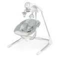 thumbnail image 1 of Ingenuity InLighten Columpio para bebé de 5 velocidades - Asiento giratorio para bebé, arnés de seguridad de 5 puntos, sonidos de la naturaleza, luces - Van Elephant, 1 of 5
