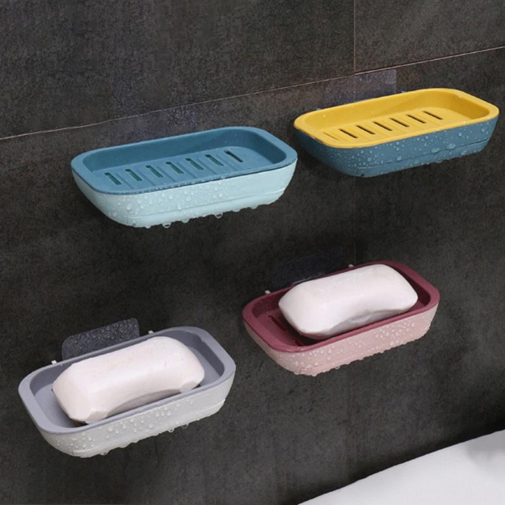 Wallmounted Soap Dish Bar Soap Holder Soap Dishes Tray Saver Case Box