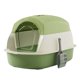 thumbnail image 4 of Bandeja de arena para gatos, accesorios para mascotas, inodoro para gatos cerrado reutilizable antisalpicaduras con Verde Yuyangstore Bandeja de arena para gatos, 4 of 8