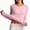 Pink, variant on Fnooota Women's Thermal Tops, Long Sleeve V-neck Casual Winter Warm Womens Base Layers Underwear Gray Size L