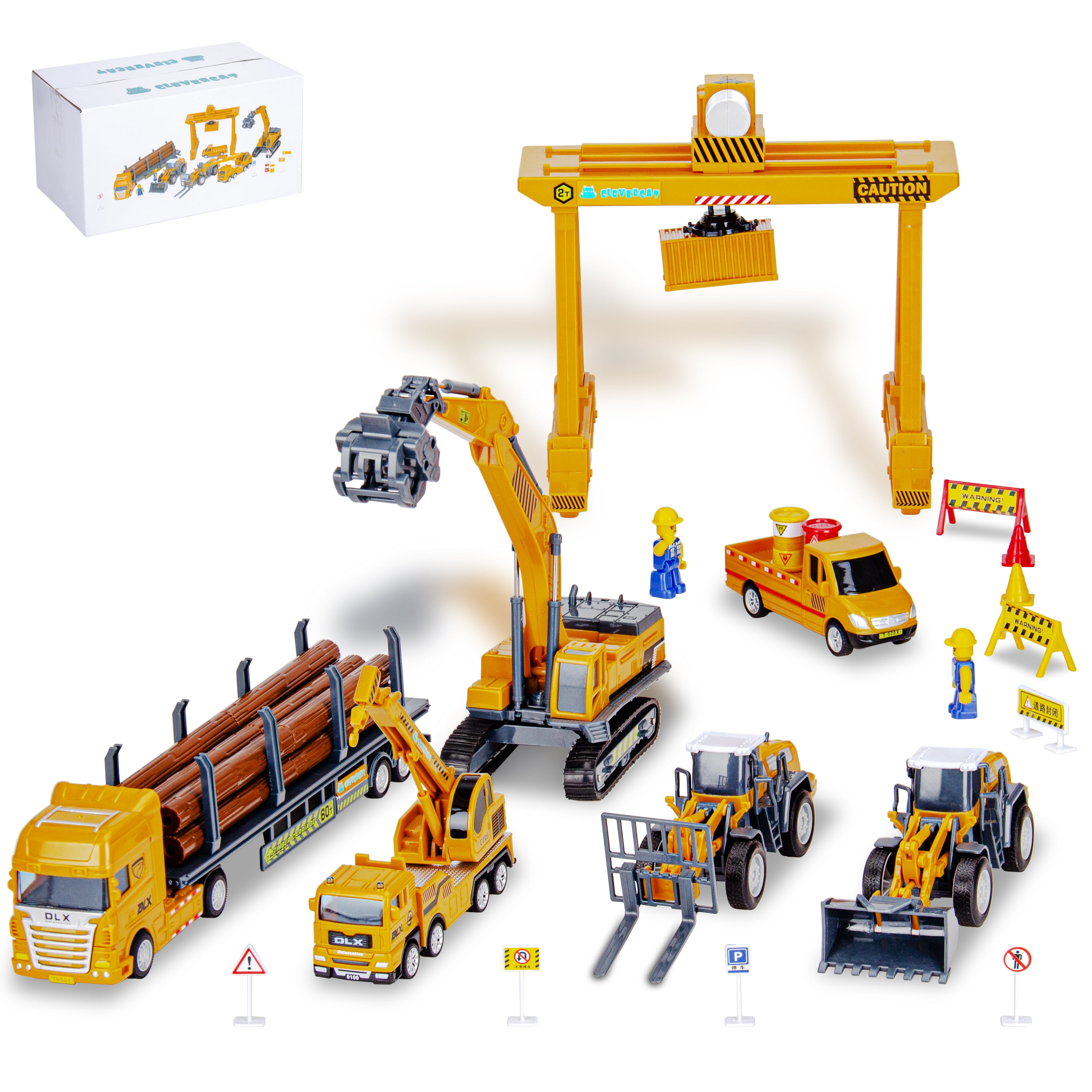 Diecast & Toy Vehicles Construction Truck Toy Play Set Tractor Digger