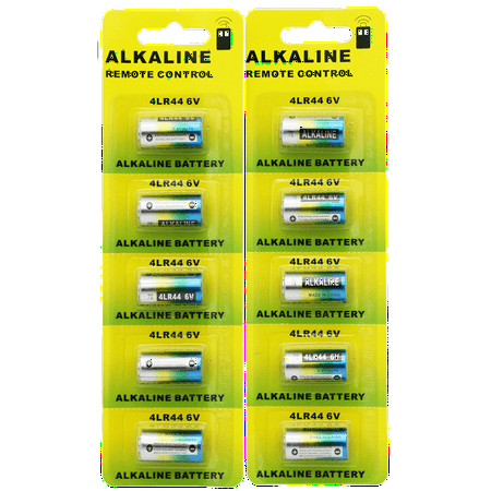 BBW 4LR44 6V Alkaline Battery PX28A, A544 - 5 Pack + FREE