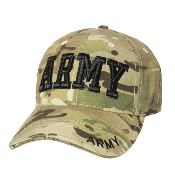 Rothco 21931 Deluxe Army Embroidered Low Profile Insignia Cap, MultiCam