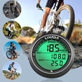 thumbnail image 3 of NFTIGB Wired Bike Computer Speedometer Waterproof LCD Backlight Cycle Odometer 2.2 in / 5.6 cm Screen, White, 3 of 4