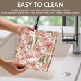 thumbnail image 4 of Placemat, Pioneer Flower Floral Print Pattern Place Mats Table Mat Set Of 2, PVC Washable Placemats for Party Kitchen Dining Decoration, 18x12 Inch, Fade Resistant, 4 of 6