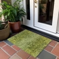thumbnail image 6 of Addison Rugs Chantille Indoor/Outdoor Transitional Floral Olive Washable Rectangle Rug, 1'8" x 2'6", 6 of 6