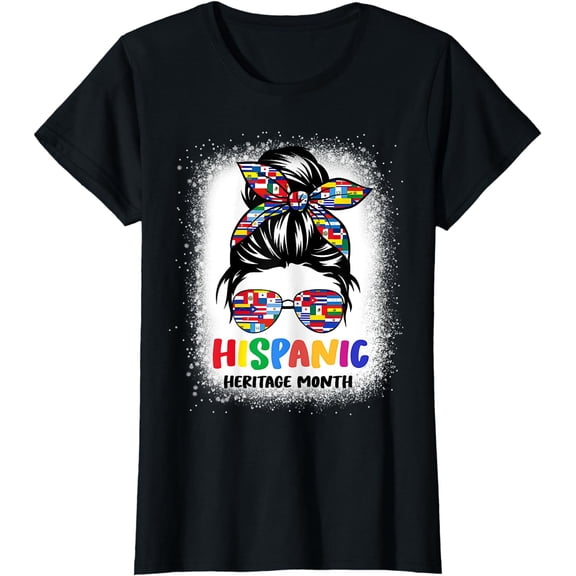 Hispanic Heritage Month Shirt Teacher Women Girl Kids Latino T-Shirt