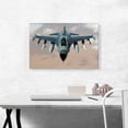 thumbnail image 2 of ARTCANVAS Fighter Jet Plane Aircraft Canvas Art Print - Size: 26" x 18" (1.50" Deep), 2 of 9