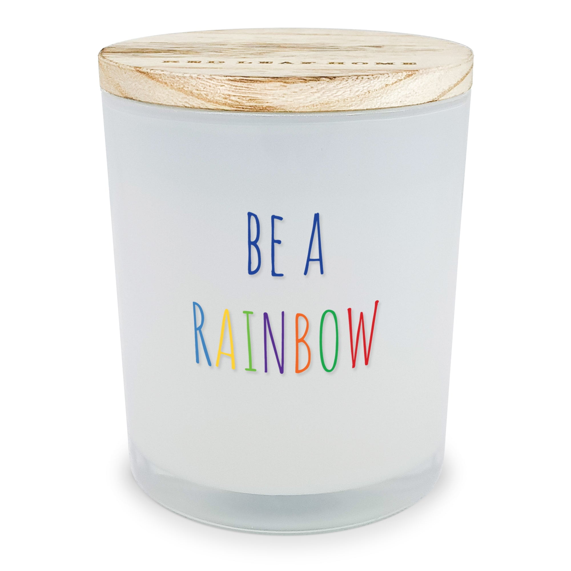 Red Leaf Home, Be A Rainbow, Midnight Citrus 11oz Candle Jar