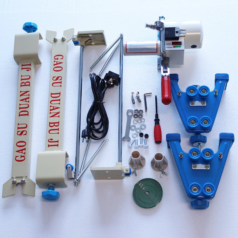 TECHTONGDA High Speed Delay Function Fabric End Cutter w/86.6"(220cm) Rack & Digital Counter