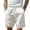 White, variant on Khunlpohl Summer Casual Shorts for Men Loose Breathable Solid Color Elastic Waist Jogger Short Sweatpants