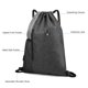 thumbnail image 4 of SACO de GIMNASIO DE MOCHILA CON AURICULAS JACK Drawstring Mochila para la Mochila Bacet Bolsín para Agua Sack para Adultos Adolescentes, 4 of 7